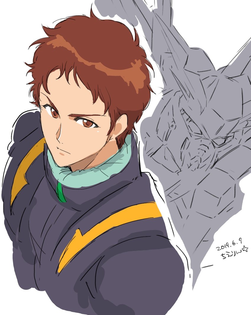 xi gundam and hathaway noa (gundam and 1 more) drawn by yanada_kiyorin