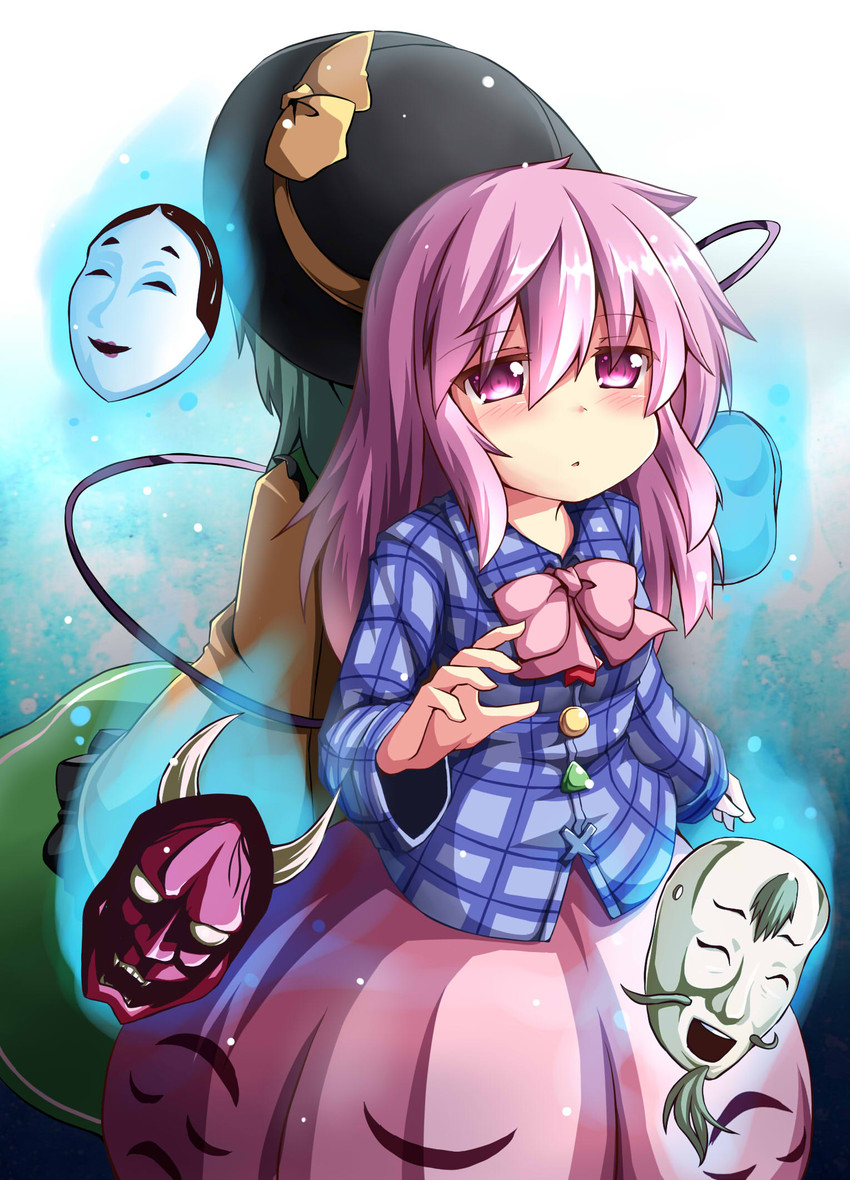 komeiji koishi and hata no kokoro (touhou) drawn by ominaeshi_(takenoko)