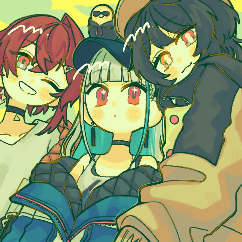 lize helesta, ange katrina, inui toko, and sebastian piyodore (nijisanji) drawn by ichimaru_(ichimarururu514)