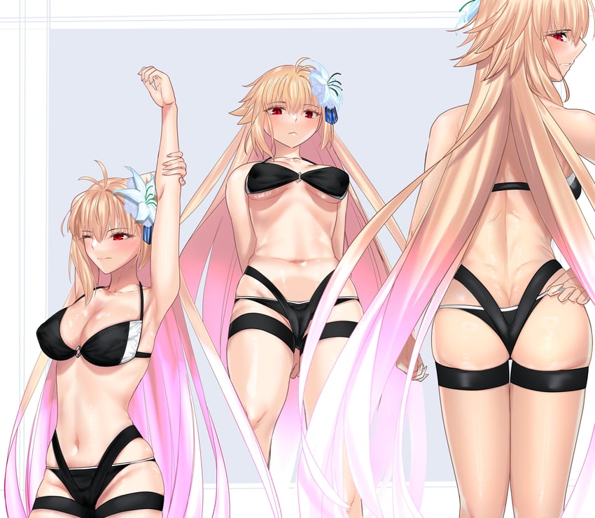 arcueid brunestud and archetype earth (fate and 1 more) drawn by blue_notuki