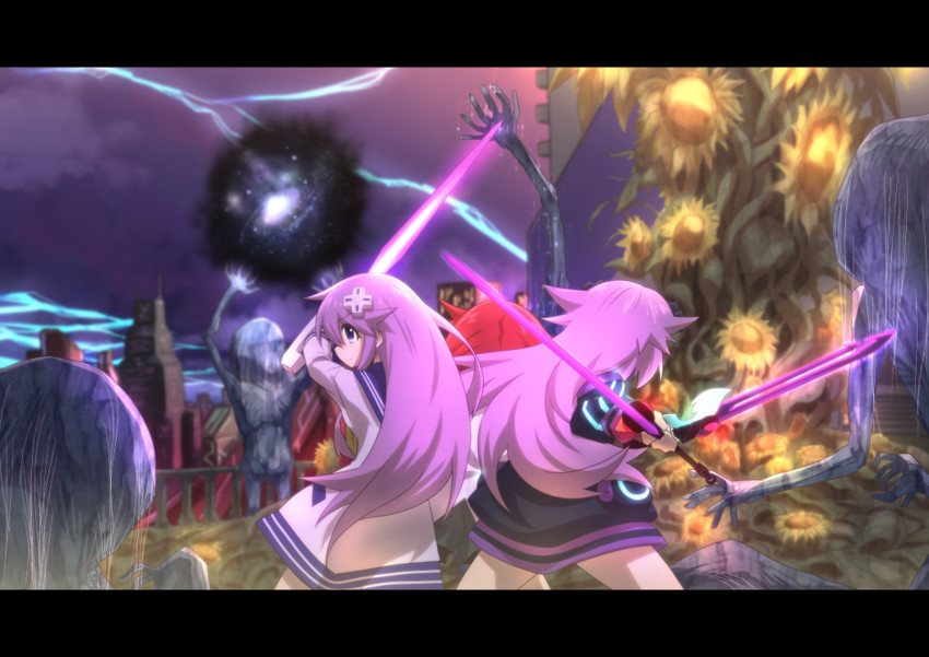 nepgear, tennouboshi uzume, adult neptune, and living failures (neptune and 2 more) drawn by mizunashi_(second_run)