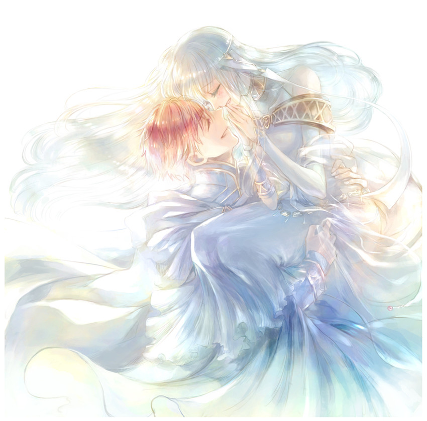 ninian and eliwood (fire emblem and 1 more) drawn by kuzumosu