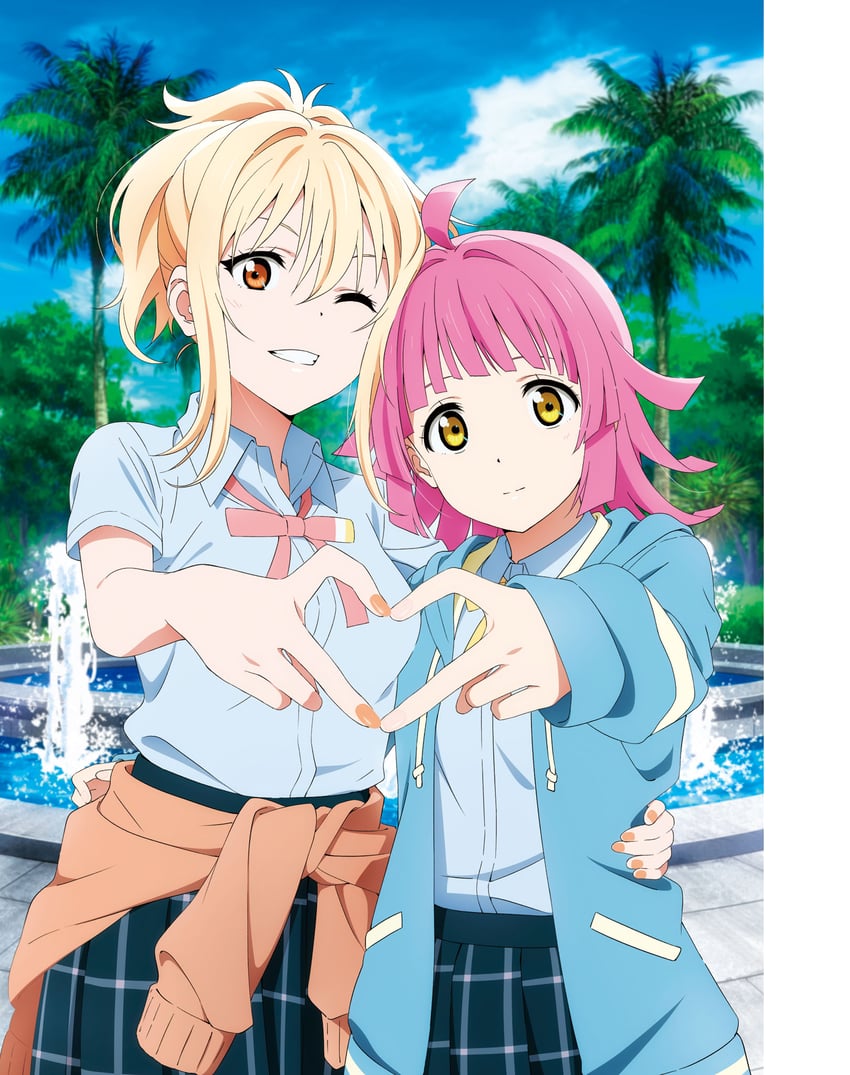tennoji rina and miyashita ai (love live! and 1 more)