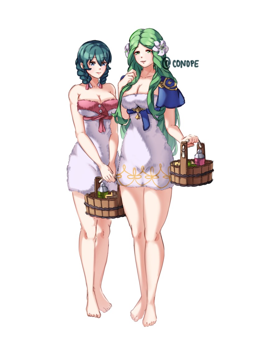 female byleth and rhea (fire emblem and 1 more) drawn by conope