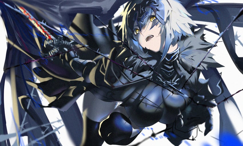 jeanne d'arc alter (fate and 1 more) drawn by mitsuki3s_kir