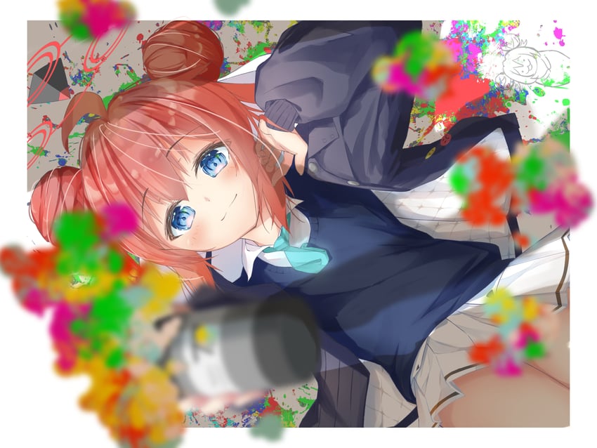 maki and nazomaki (blue archive) drawn by ortho_kaeritai