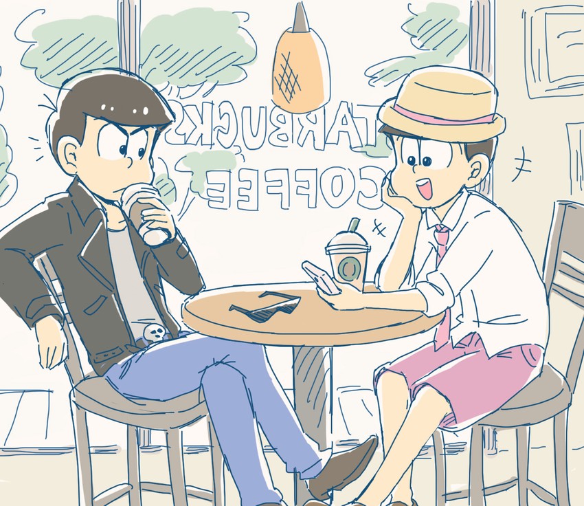 matsuno karamatsu and matsuno todomatsu (osomatsu and 1 more) drawn by hizirimode