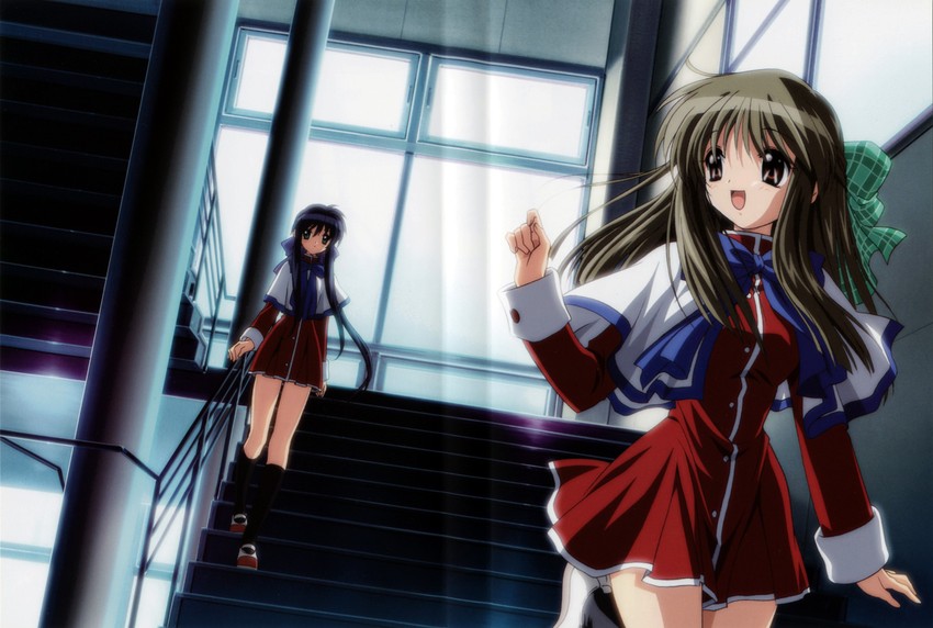 kawasumi mai and kurata sayuri (kanon and 1 more) drawn by ikeda_kazumi