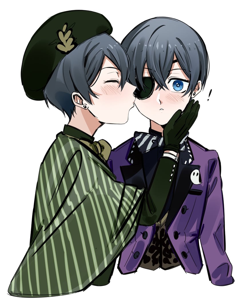 ciel phantomhive and ciel phantomhive's brother (kuroshitsuji) drawn by uneasywolf