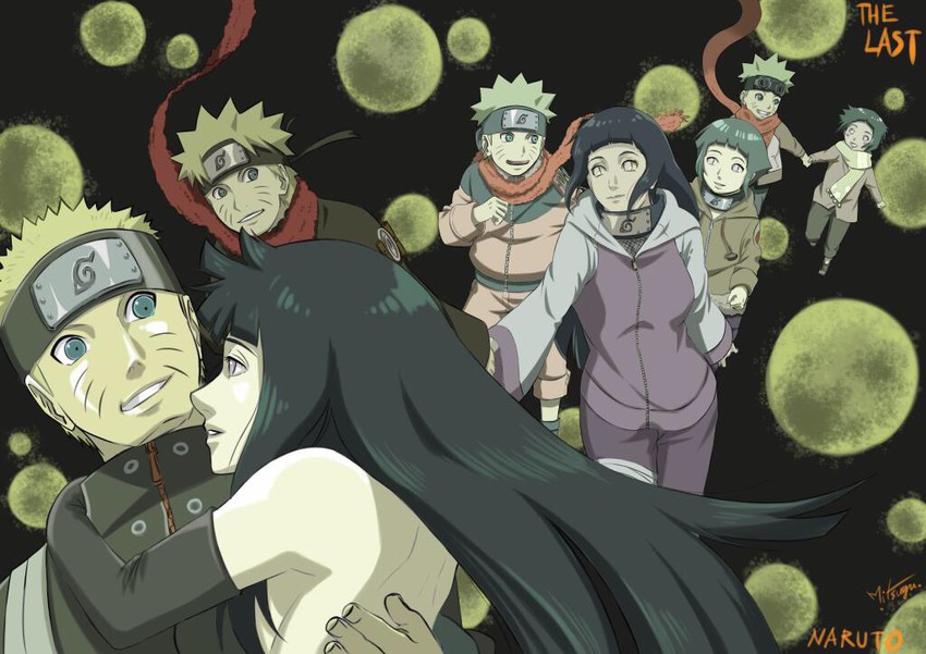uzumaki naruto and hyuuga hinata (naruto and 1 more) drawn by mitsugu