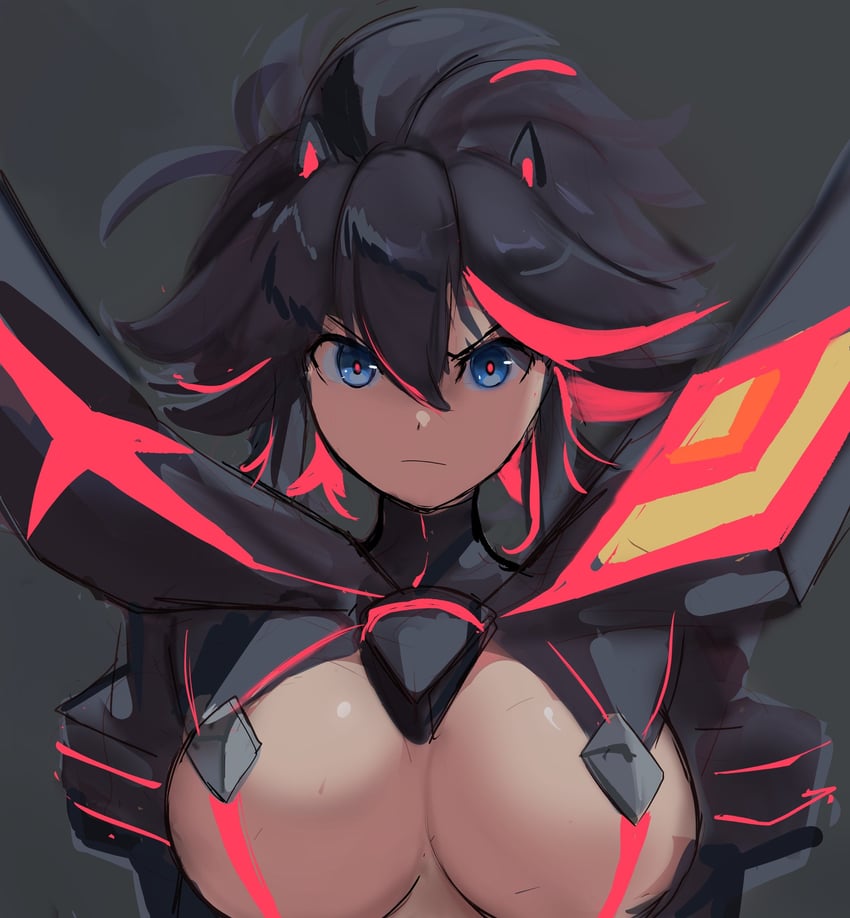 matoi ryuuko and senketsu (kill la kill) drawn by rakeemspoon