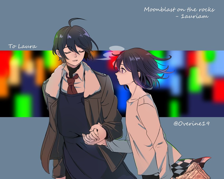 oma kokichi and saihara shuichi (danganronpa and 1 more) drawn by overine19