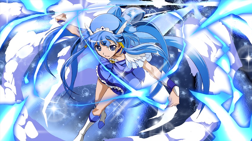aoki reika and cure beauty (precure and 1 more) drawn by suiya