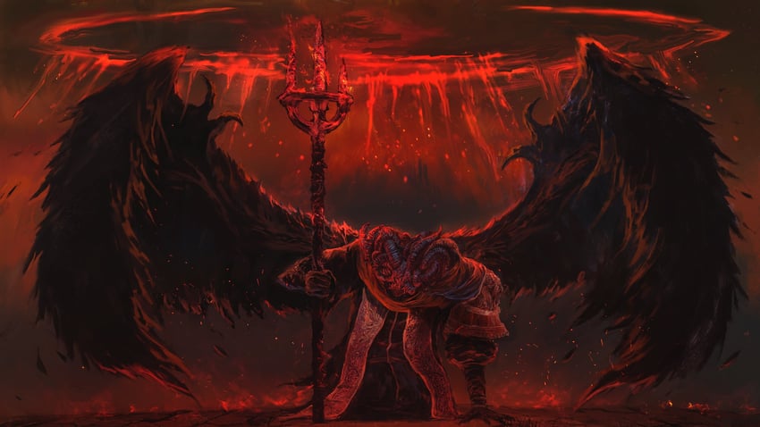 mohg lord of blood (elden ring) drawn by shimhaq