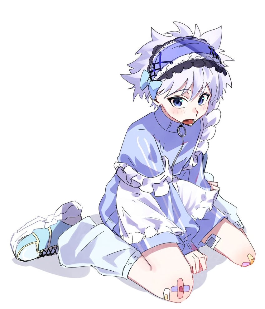 killua zoldyck (hunter x hunter) drawn by fr_ost_s