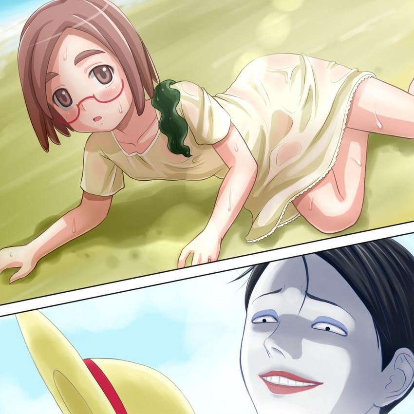 oozora ako and yami no garcon (kaidan restaurant) drawn by suenaga_(progressive)