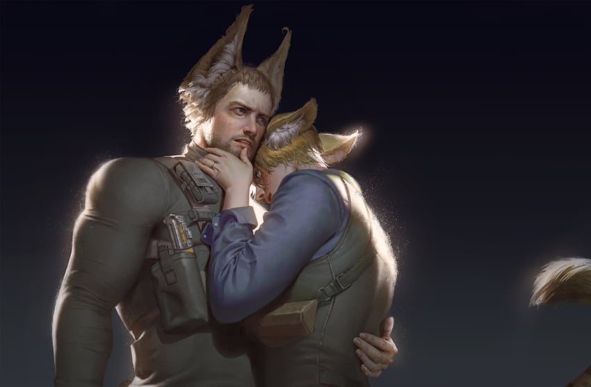 leon s. kennedy and chris redfield (resident evil and 2 more) drawn by sgl08