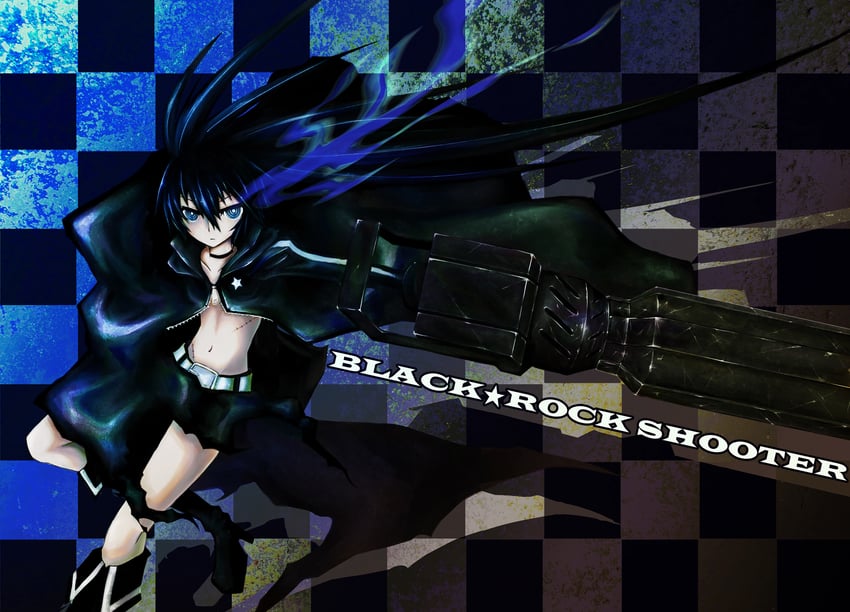 black rock shooter (black rock shooter) drawn by a-er_(akkij0358)