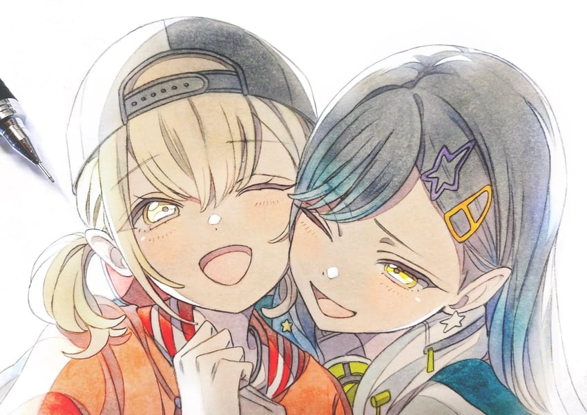 shiraishi an and azusawa kohane (project sekai) drawn by pato_(ptro)