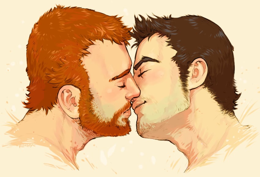 mark matthews and brad melnick (coming out on top) drawn by rumlockerart