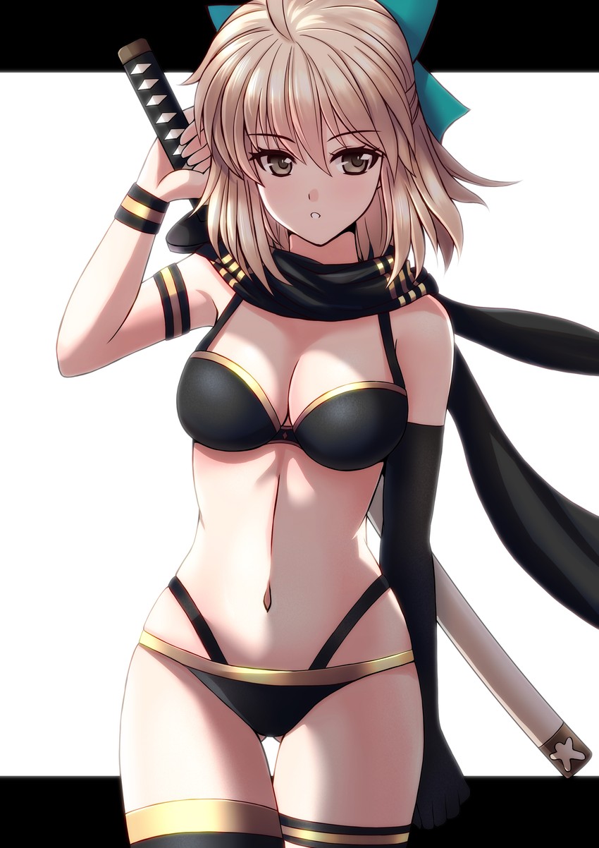 okita souji and okita j. souji (fate and 1 more) drawn by sawwei005