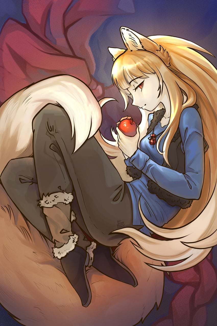 holo (spice and wolf) drawn by fennefoxa
