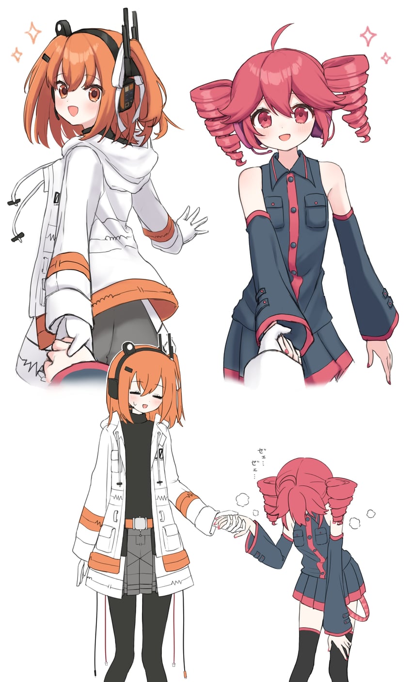 kasane teto and adachi rei (utau and 1 more) drawn by shirai_sahuni
