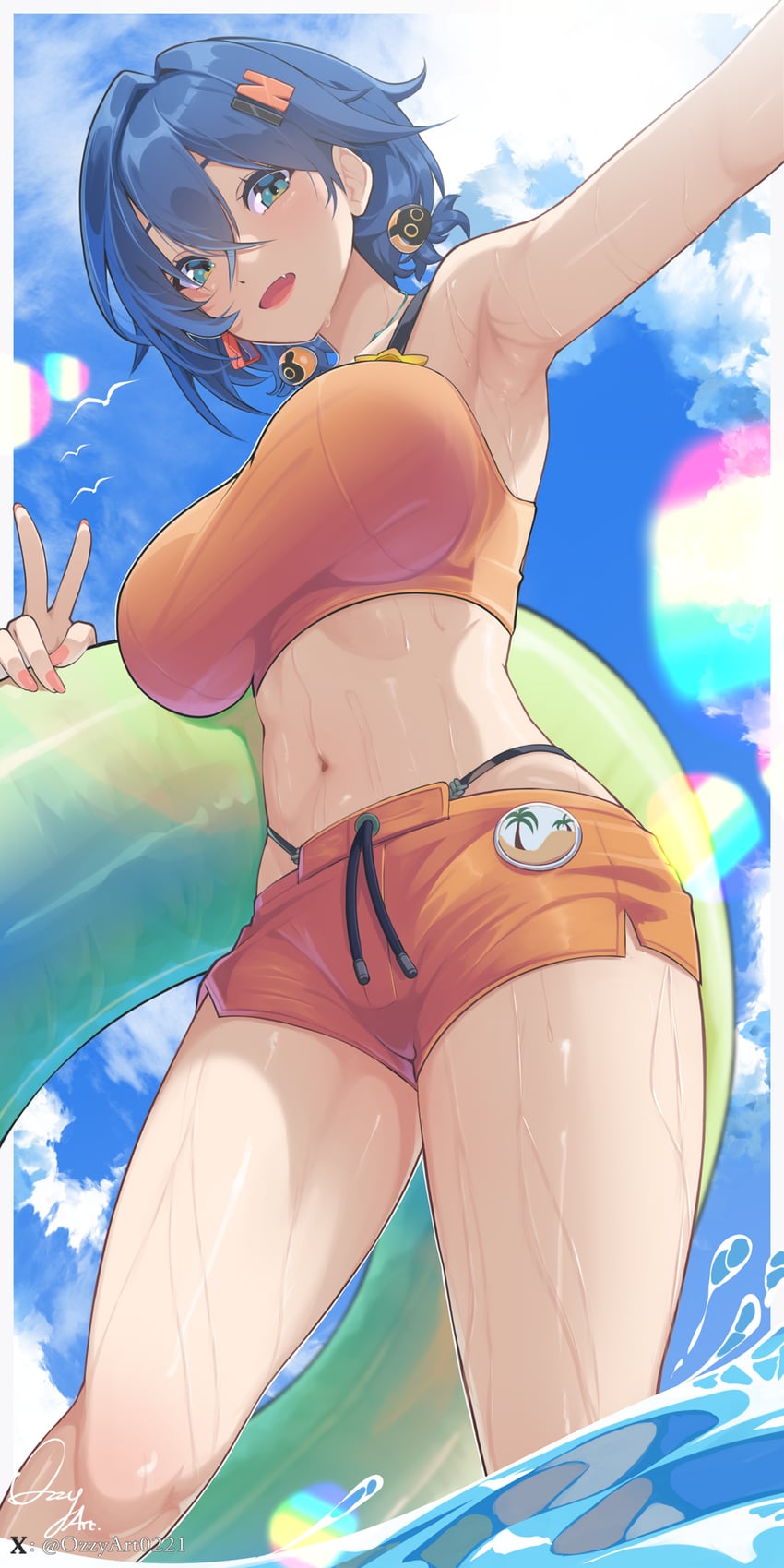 belle (zenless zone zero) drawn by ozzyart_0221