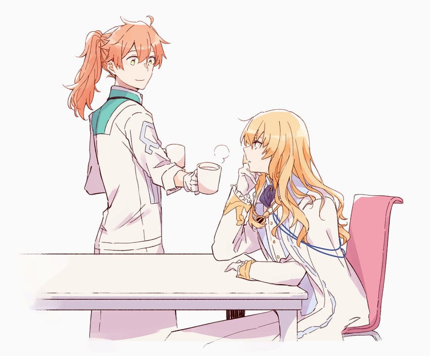 romani archaman and kirschtaria wodime (fate and 1 more) drawn by kak_hac