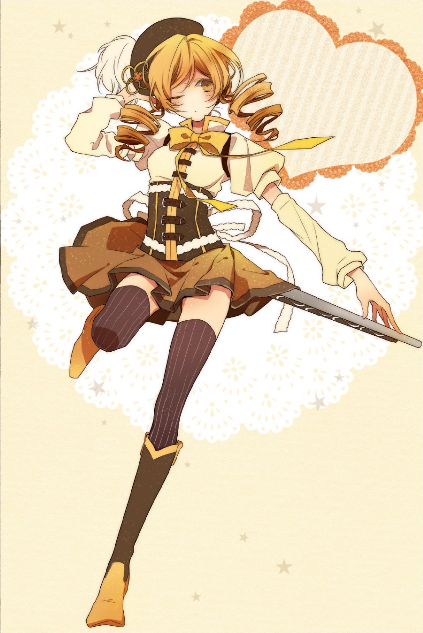 tomoe mami (mahou shoujo madoka magica) drawn by naoto_(tulip)