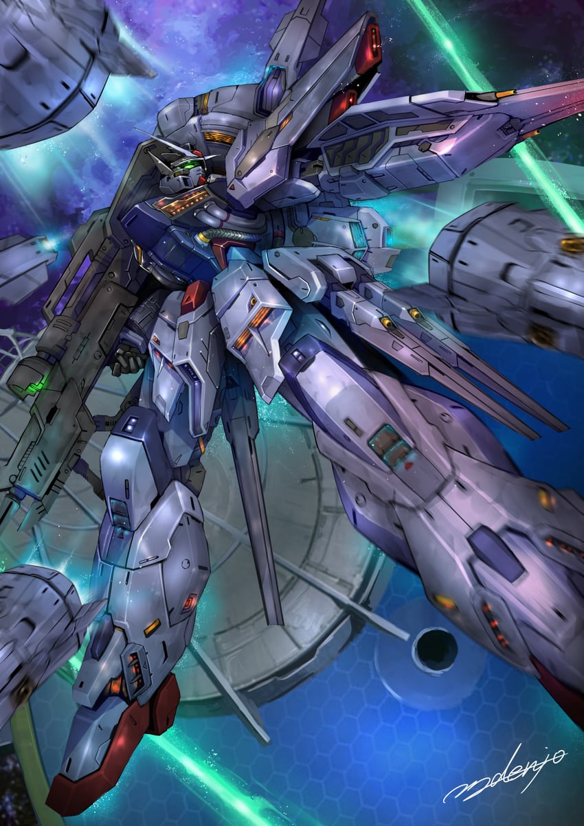 providence gundam (gundam and 1 more) drawn by denjyou23