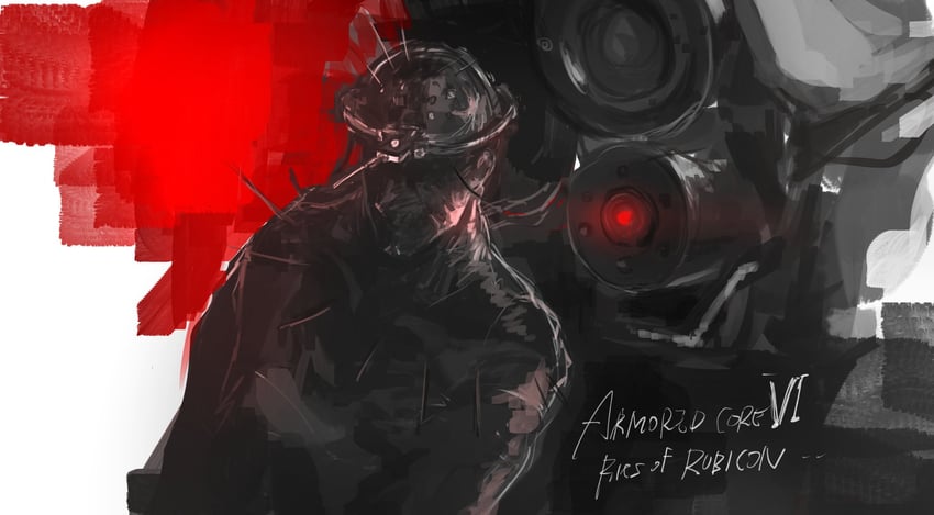armored core and 1 more drawn by osakana_(denpa_yun'yun)