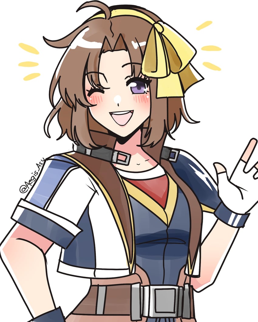 anelace elfead (eiyuu densetsu and 1 more) drawn by aegis_asu