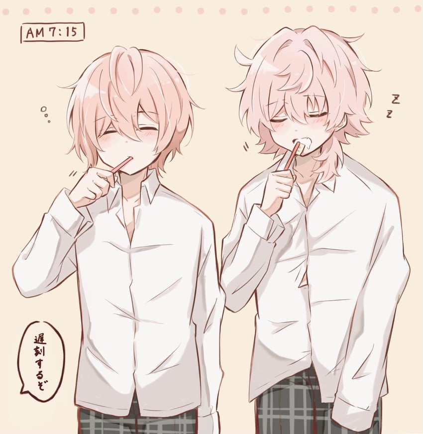 miyama kei and rokuta (paradox live) drawn by hari_nyan_nyan