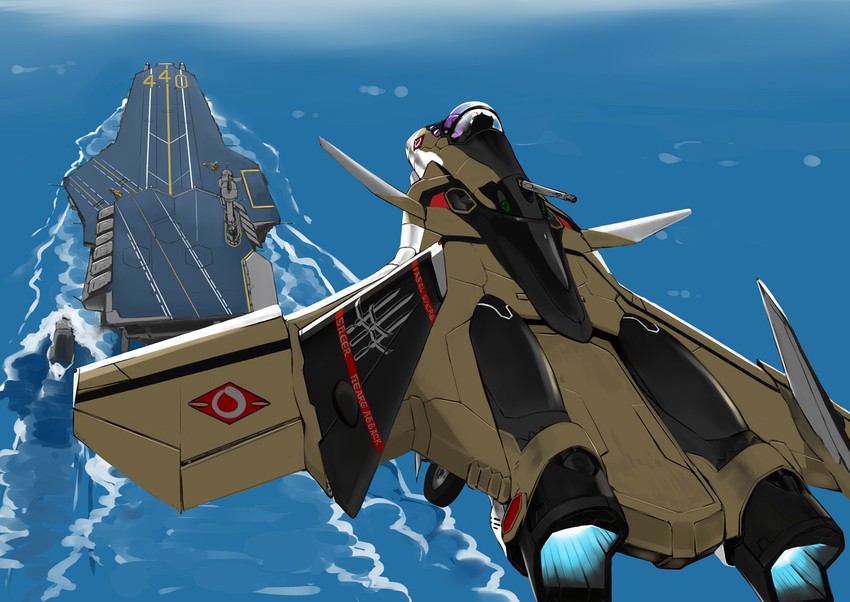 vf-31, vf-31a, and uraga class carrier (macross and 1 more) drawn by  mizuki_(mizuki_ame) | Danbooru
