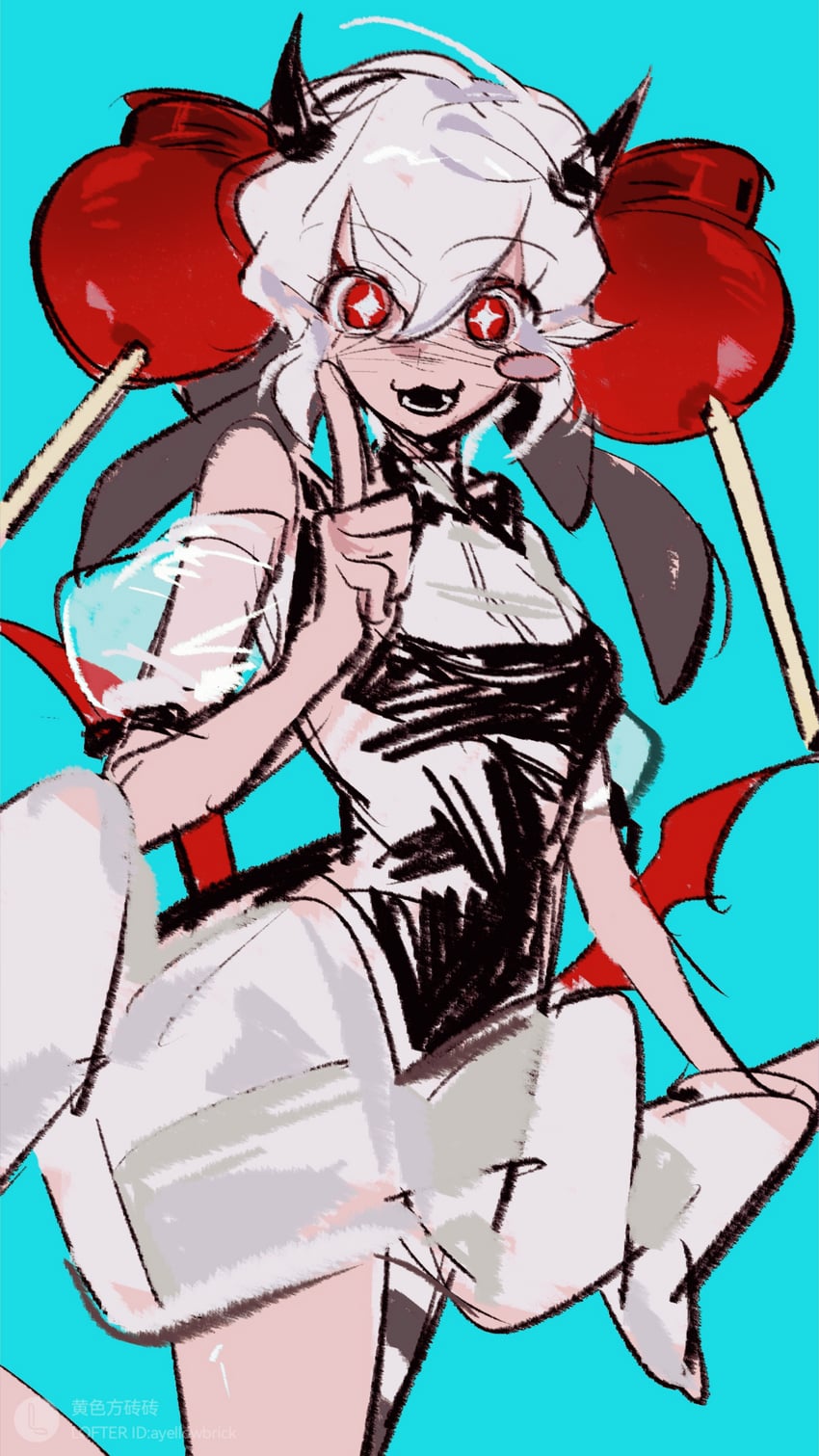 candy apple cookie (cookie run and 1 more) drawn by ayellowbrick