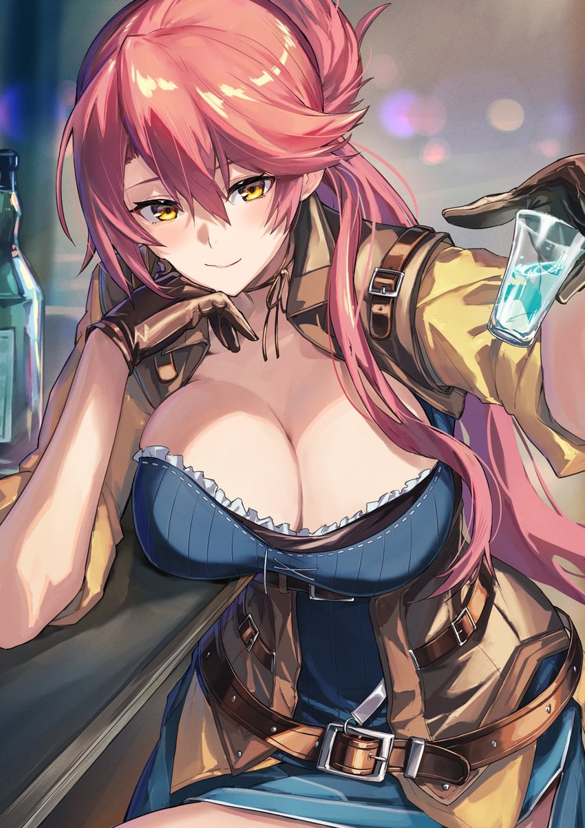 sara valestein (eiyuu densetsu and 2 more) drawn by sakazuki_sudama