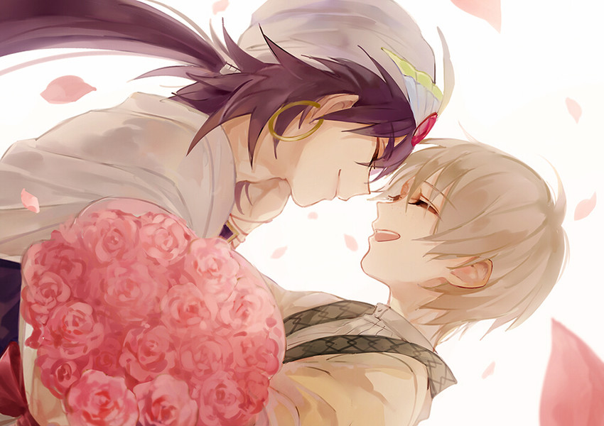 sinbad and ja'far (magi the labyrinth of magic) drawn by wonkrin