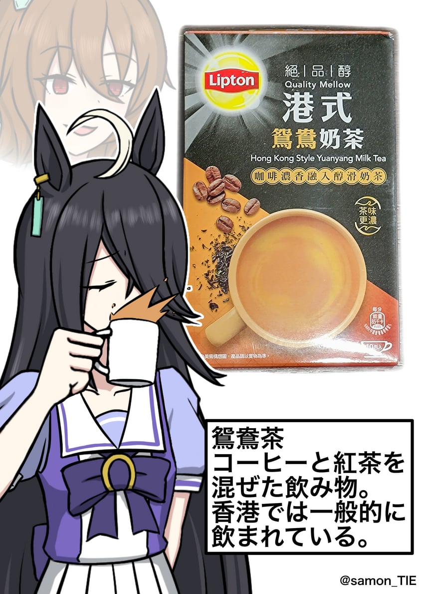 agnes tachyon and manhattan cafe (umamusume and 1 more) drawn by samon_tie