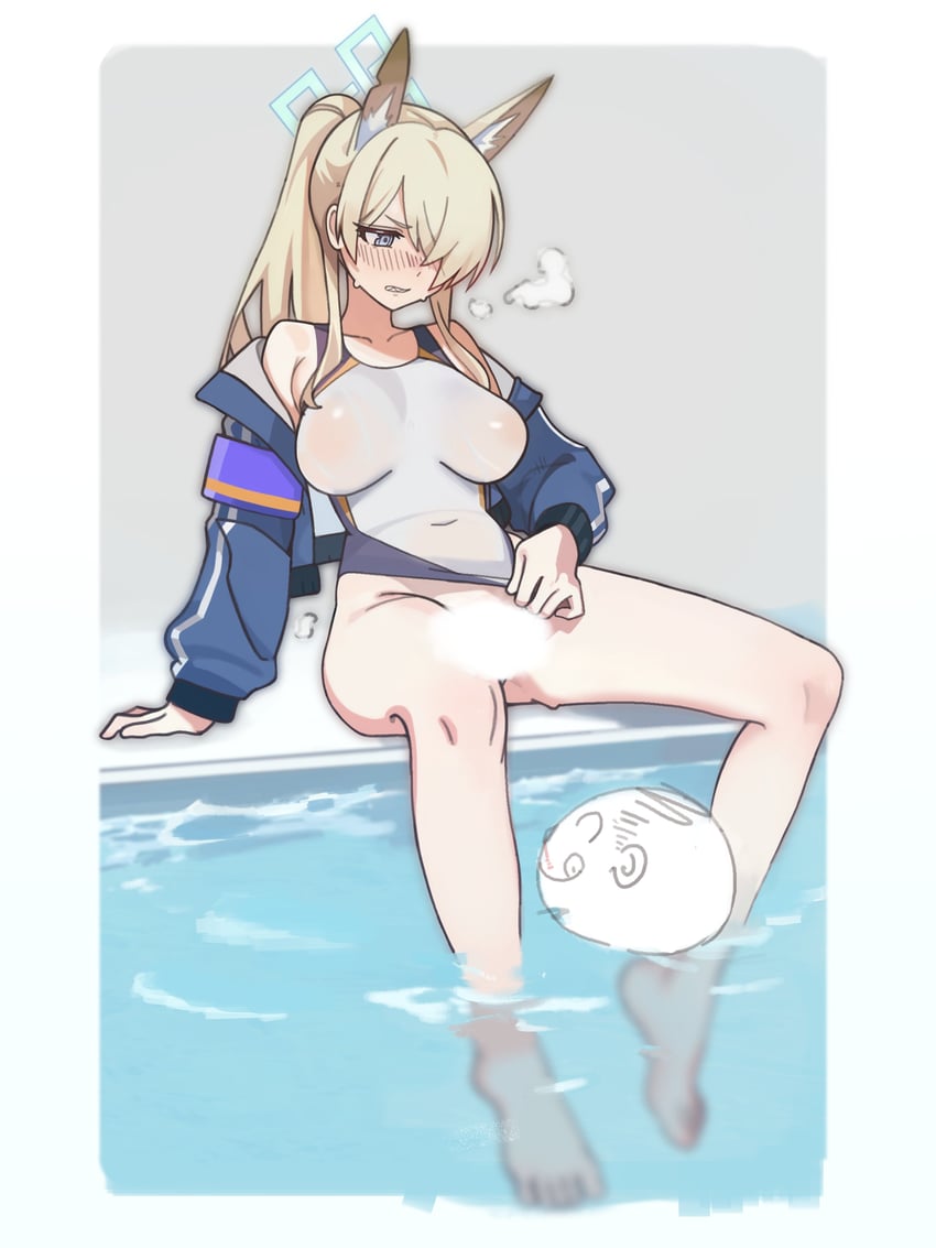 sensei, doodle sensei, and kanna (blue archive) drawn by rehu_(astd5787)