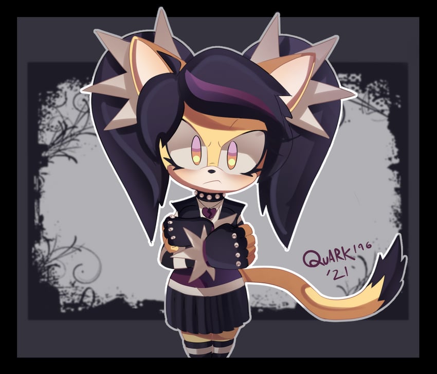 honey the cat (sonic and 2 more) drawn by quark196