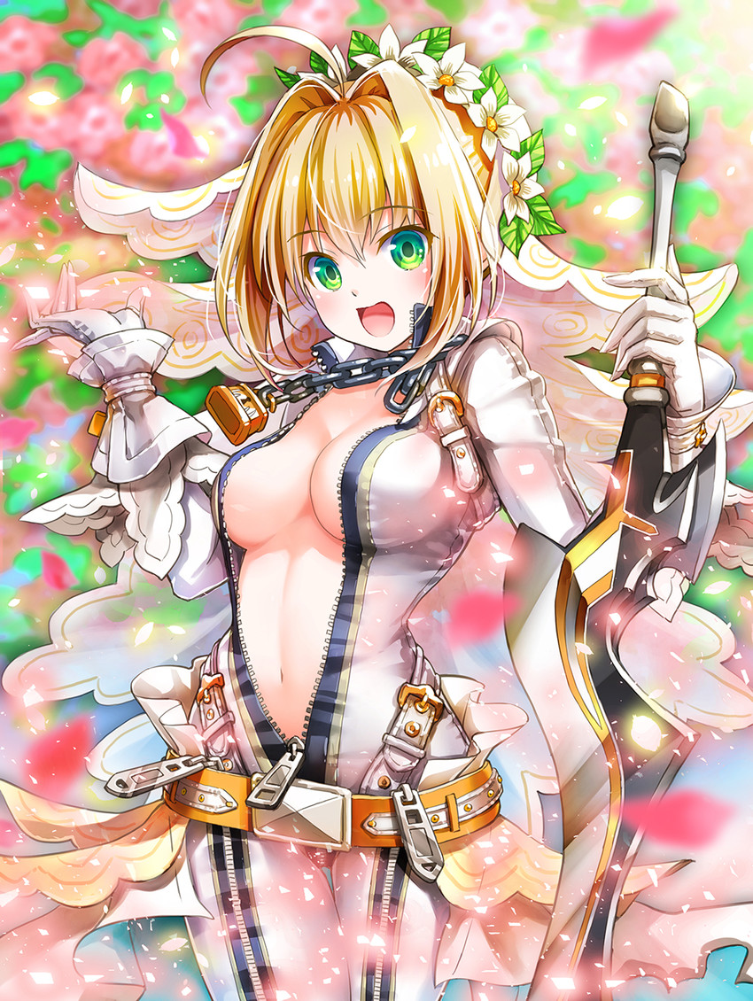 nero claudius (fate and 2 more) drawn by suishougensou