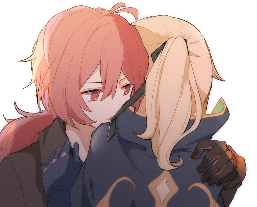 jean and diluc (genshin impact) drawn by yae_(yae_ringo)