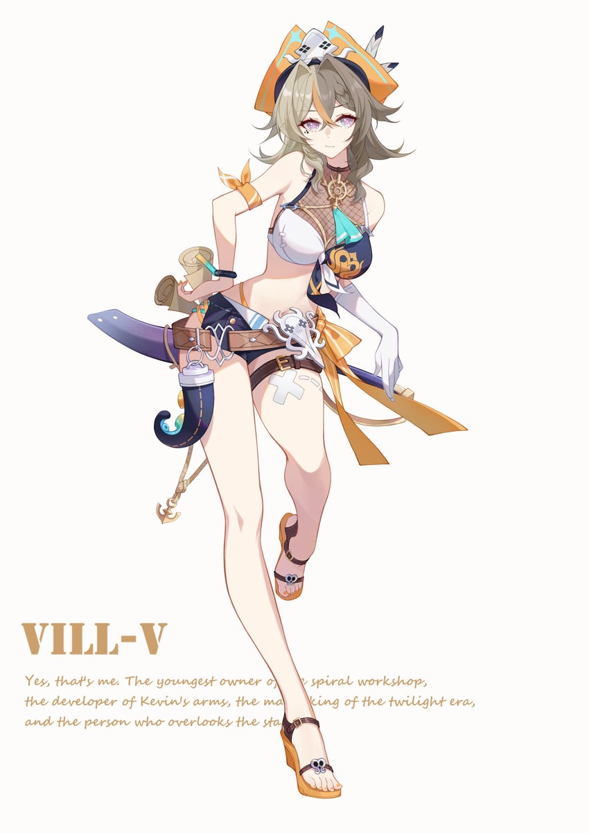 vill-v (honkai and 1 more) drawn by yuking-