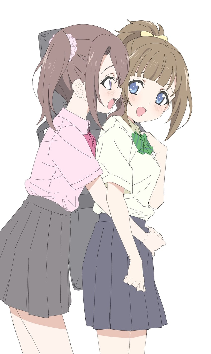kodaka saki and kohinata lise (extreme hearts) drawn by sincos