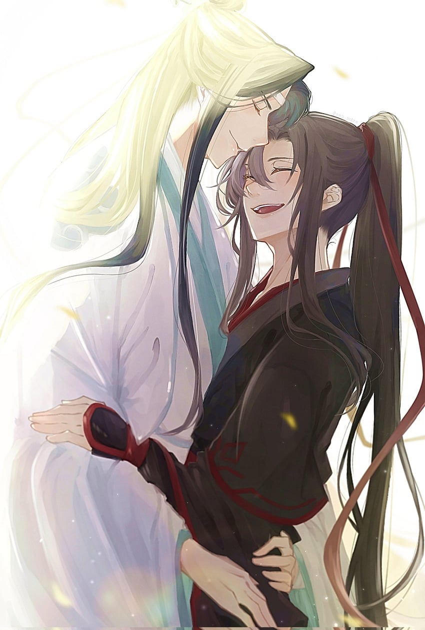 wei wuxian and lan wangji (modao zushi) drawn by sen_mdzs