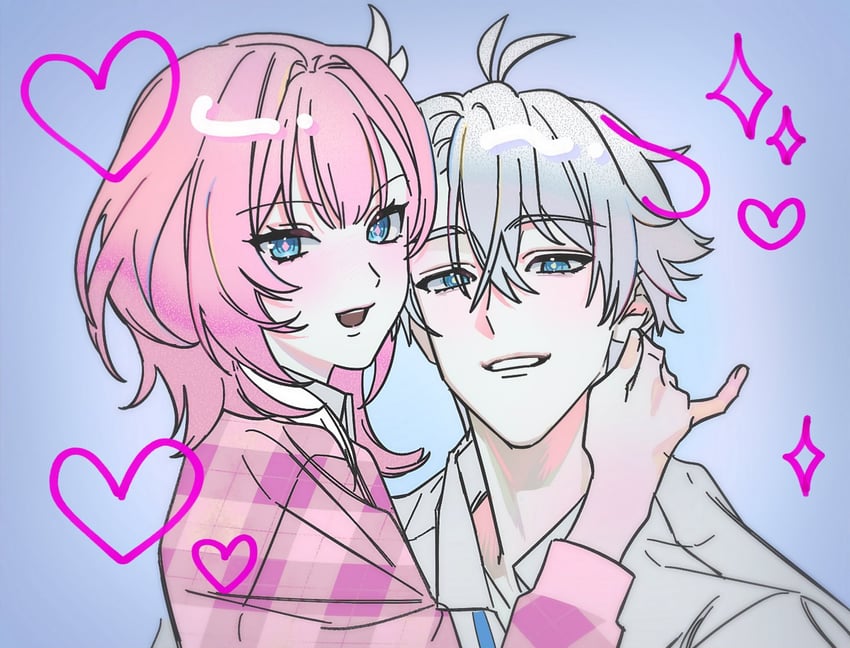 phainon and cyrene (honkai and 1 more) drawn by pnaxco