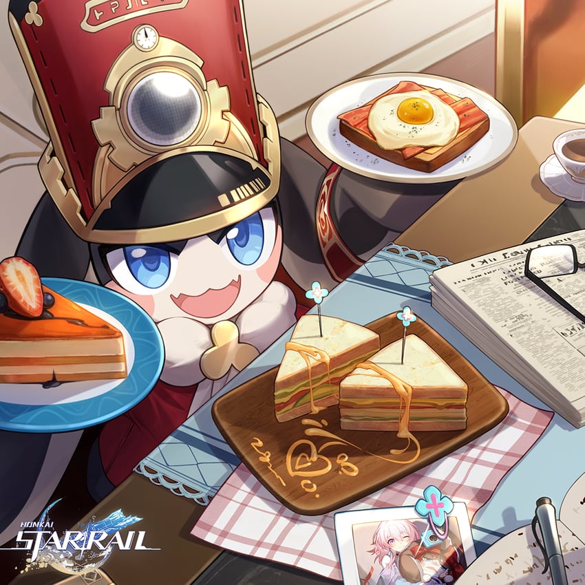 march 7th and pom-pom (honkai and 1 more)