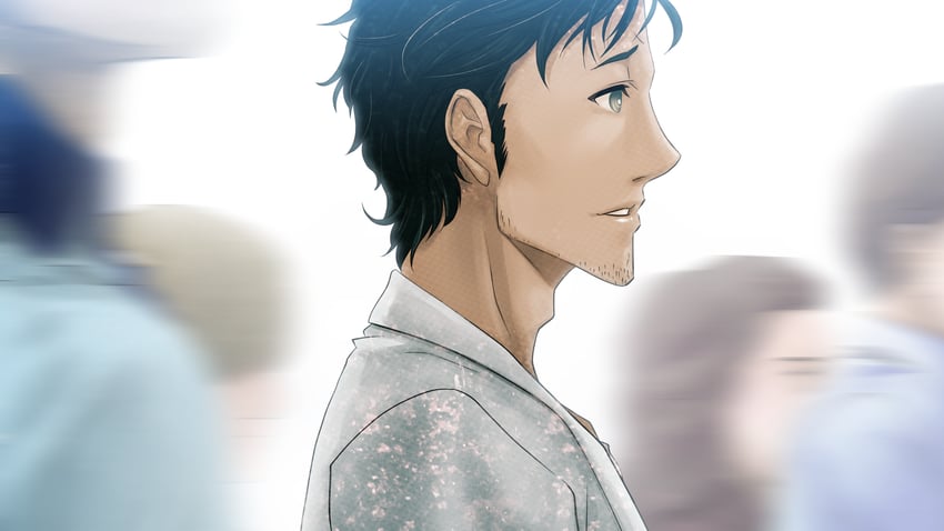 okabe rintarou (science adventure and 1 more) drawn by huke