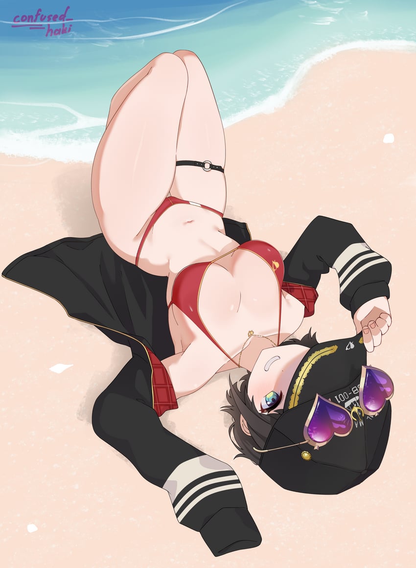 houshou marine and oozora subaru (hololive) drawn by hakimen